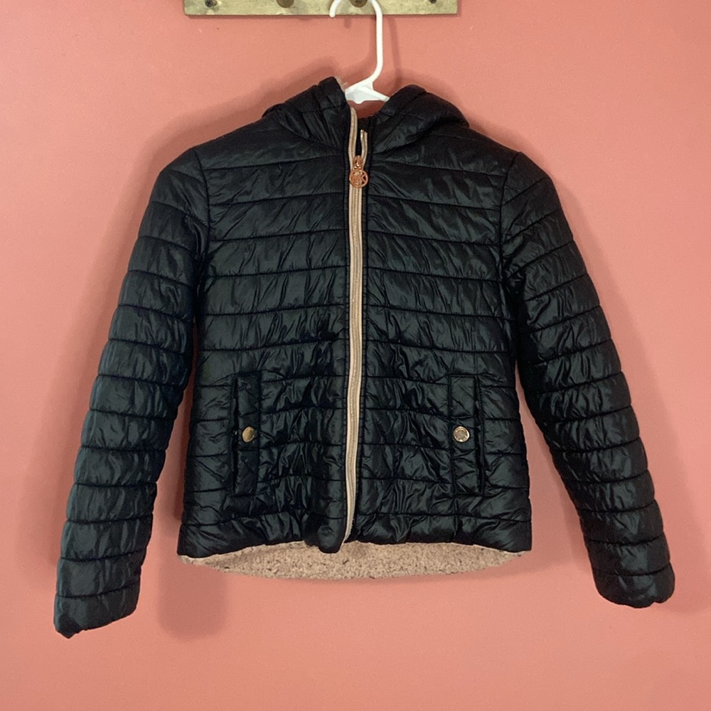 🪩Michael Kors Black Winter Coat for Girls | size 7/8